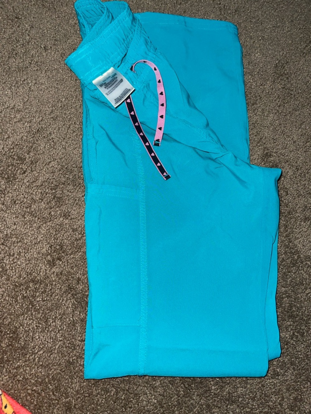 Women's Straight Leg Scrub Pants in Teal